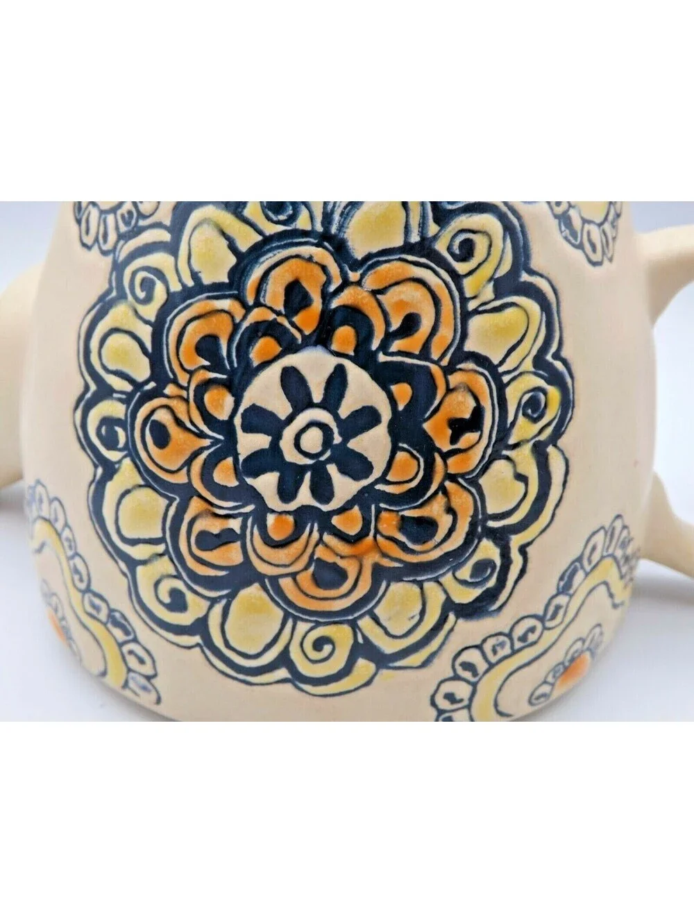 Pottery Teapot Spectrum Designz 2016 Ceramic Floral Isabella Mandala Boho